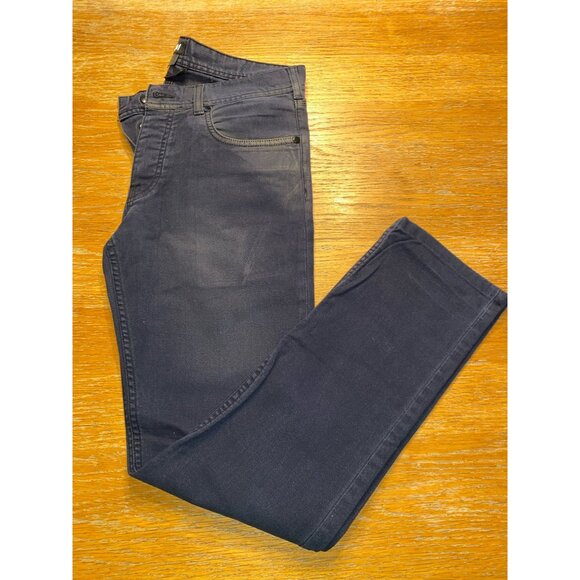 H&M Mens Slim Fit Dark Blue Denim Jeans - Picture 4 of 4